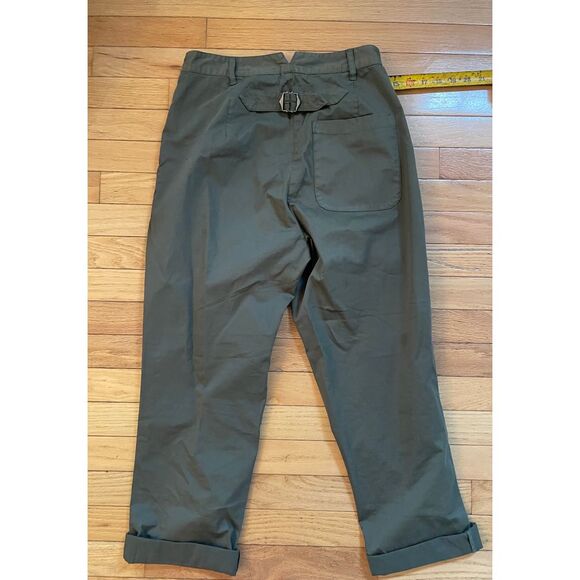 Alex Mill olive Boy Pleated Chino size 2 - Picture 5 of 6